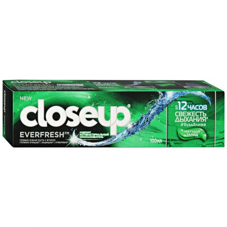 Зубная паста Closeup Еverfresh Мятный заряд гелевая свежесть дыхания 100 мл