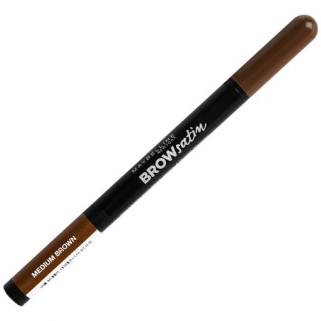 Карандаш Maybelline Brow Satin для бровей карандаш и заполняющая пудра оттенок 02 Коричневый 7,1г