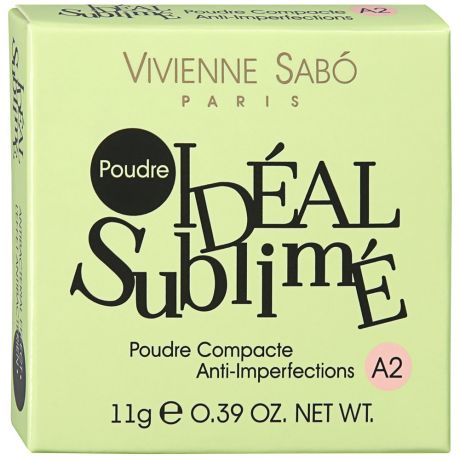 Пудра компактная Vivienne Sabo против изъянов кожи Idеal Sublime тон A2 11г