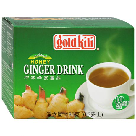 Напиток Gold Kili имбирный быстрорастворимый с медом 10 саше по 18 г