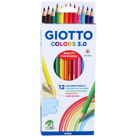 Карандаши Giotto colors 3.0 12 цветов