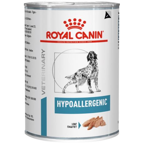 Корм Royal Canin Vd Hypoallergenic для собак с пищевой аллергией или непереносимостью 0,4кг