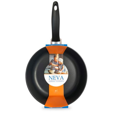 Сковорода Нева-металл Neva Black с антипригарным покрытием литая 26см