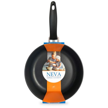 Сковорода Нева-металл Neva Black с антипригарным покрытием литая 28см