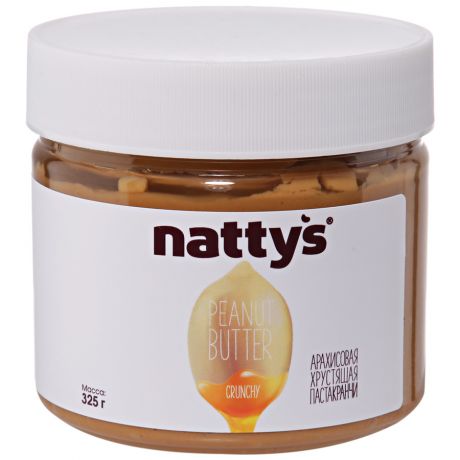 Паста-кранчи арахисовая Natty