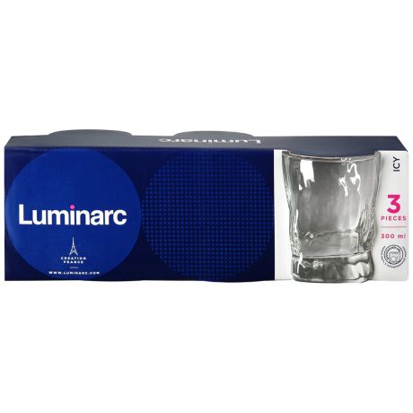 Набор стаканов низких Luminarc Айси 3*0,3л