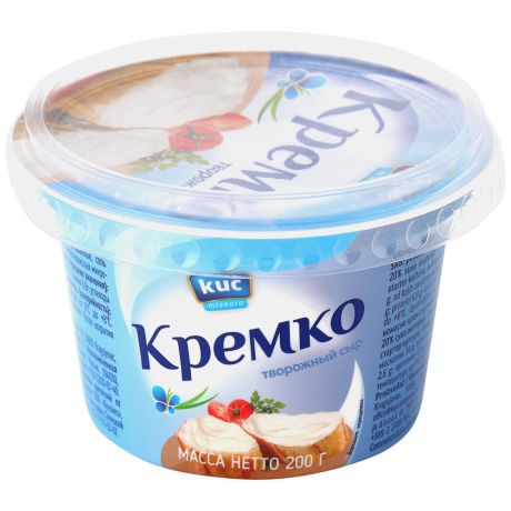 Сыр творожный Kuc Mlekara Кремко 45% 200 г