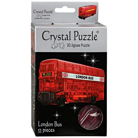 Головоломка 3D Crystal Puzzle Лондонский автобус 53 детали