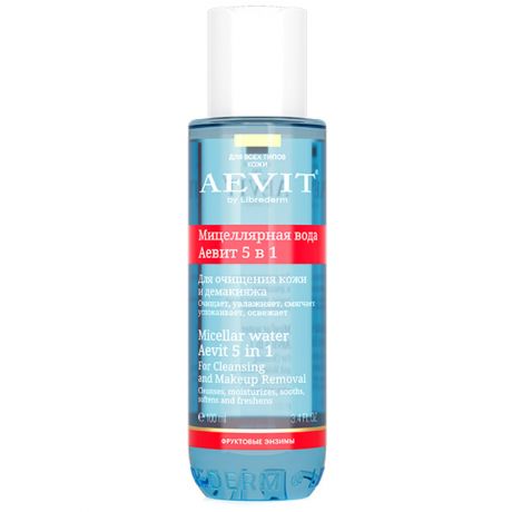 Мицеллярная вода Aevit by Librederm для очищения кожи и демакияжа 5в1 0,1л