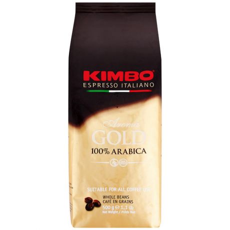 Кофе Kimbo Aroma Gold 100% Arabica в зернах 500 г