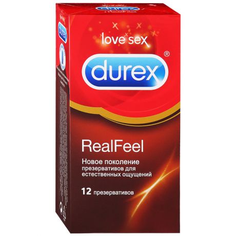 Презервативы Durex Realfeel для естественных ощущений 12 штук