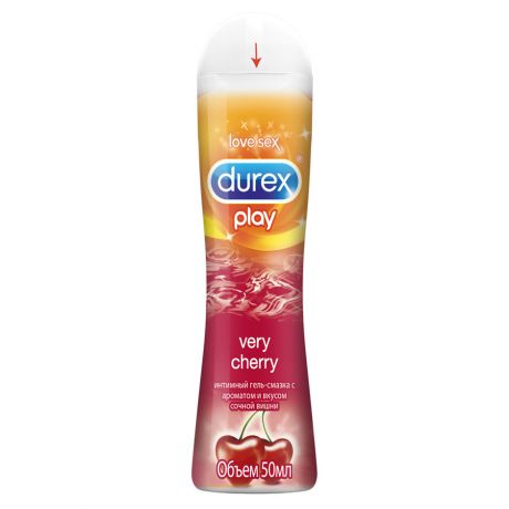 Гель-смазка Durex Play Very Cherry интимный с ароматом сладкой вишни 50 мл