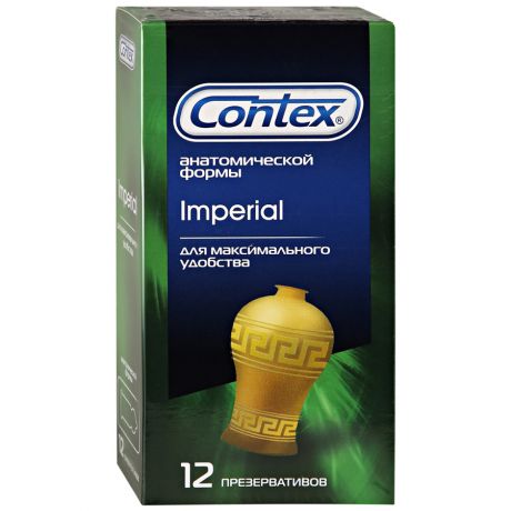 Презервативы Contex Imperial анатомической формы 12 штук