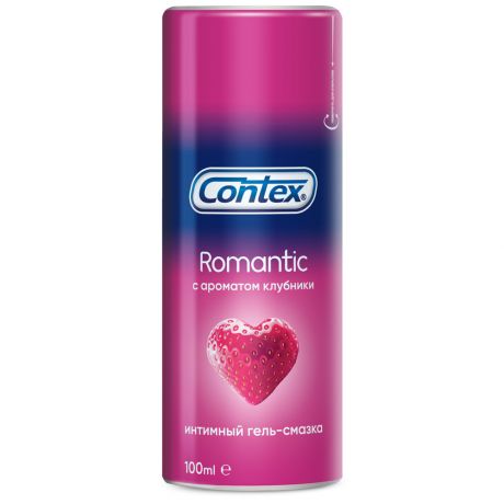 Гель-смазка Contex Plus Romantic интимный с ароматом клубники 100 мл