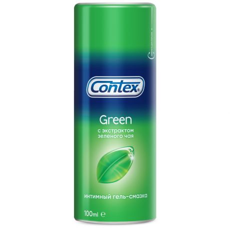 Гель-смазка Contex Plus Green интимный с антиоксидантами с экстрактом зеленого чая 100 мл