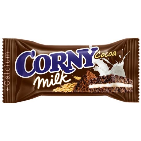 Батончик злаковый Corny Big молочный с какао 30 г