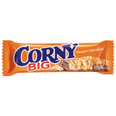 Батончик злаковый Corny Big с арахисом и молочным шоколадом 50 г