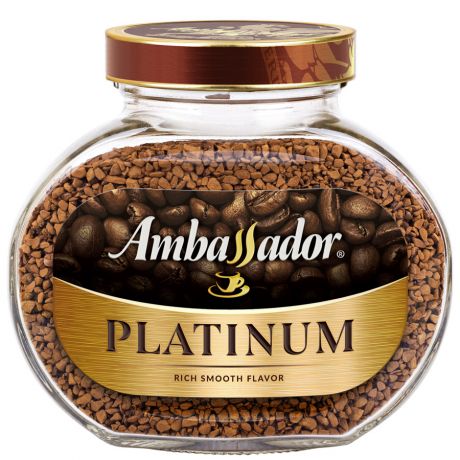 Кофе Ambassador Platinum растворимый сублимированный 190 г