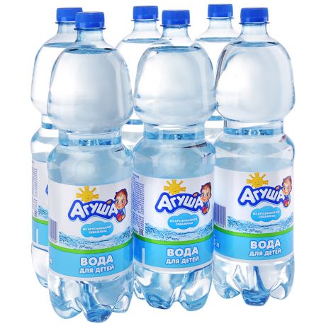 Вода Агуша питьевая негазированная с 0 месяцев 1.5 л 6 штук