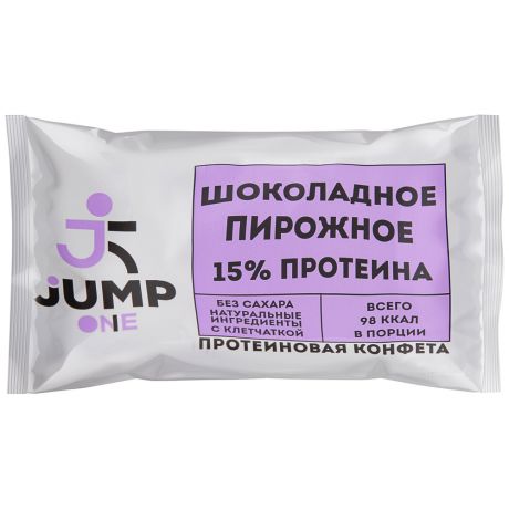 Конфета Jump one орехово-фруктовая со вкусом Шоколадное пирожное 30г