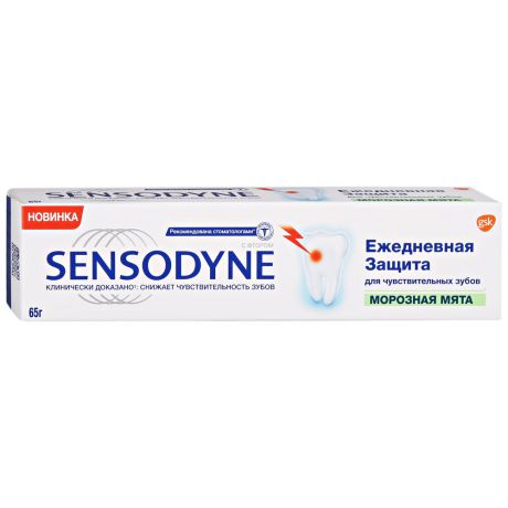 Зубная паста Sensodyne Морозная мята ежедневная защита 65 мл