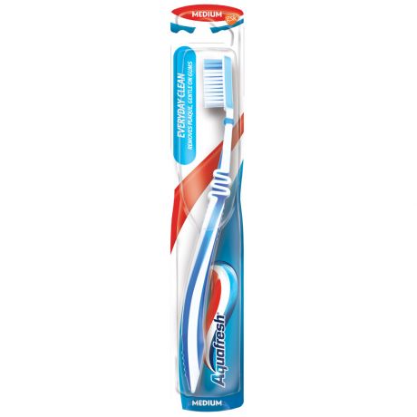 Зубная щетка Aquafresh Everyday Clean средняя жесткость