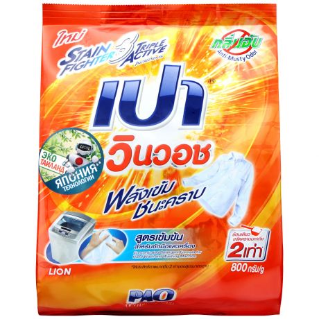 Стиральный порошок Lion Thailand Pao Win Wash Regular 800 г