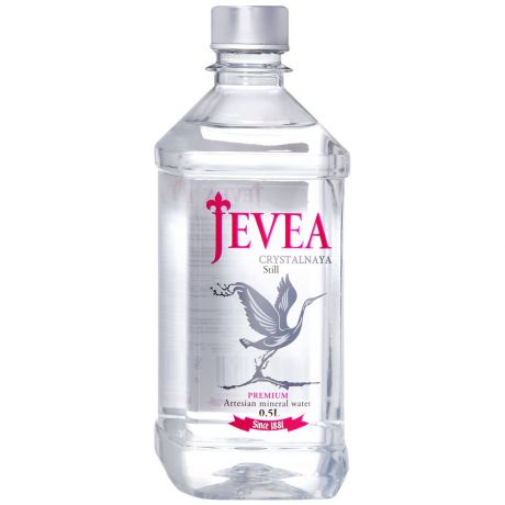 Вода Jevea минеральная питьевая негазированная 0,5л