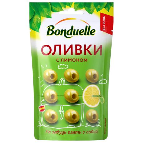 Оливки Bonduelle с лимоном 215 мл