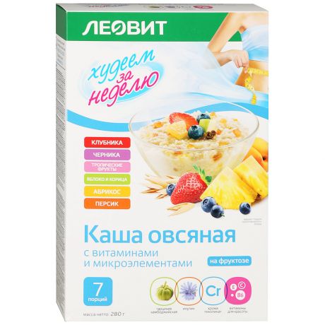 Каша Леовит овсяная ассорти 7*40г