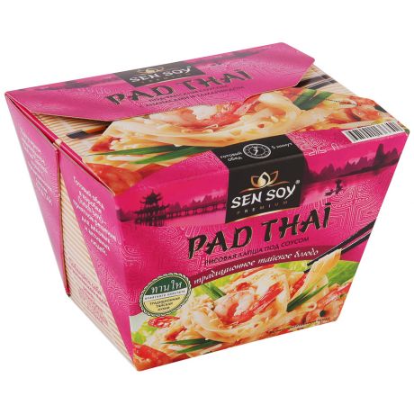 Лапша рисовая Sen Soy Премиум под соусом Pad Thai 0,125кг
