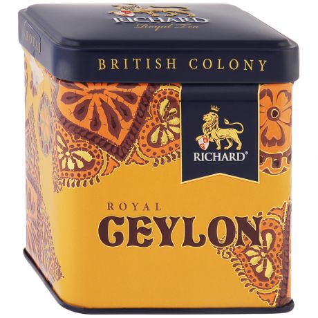 Чай Richard British Colony Royal Ceylon черный крупнолистовой 50 г