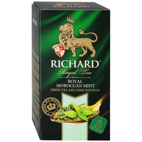 Чай Richard Royal Moroccan Mint зеленый ароматизированный 25 сашет по 2 г