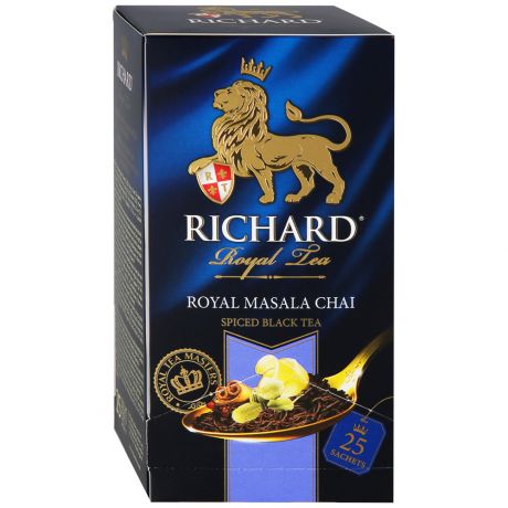 Чай Richard Royal Masala Chai черный ароматизированный 25 сашет по 2 г
