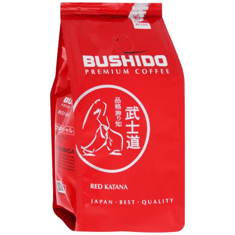 Кофе Bushido Red Katana Coffee в зернах 227 г
