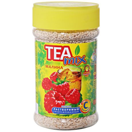 Напиток Tea mix Малина чайный растворимый гранулированный 375 г