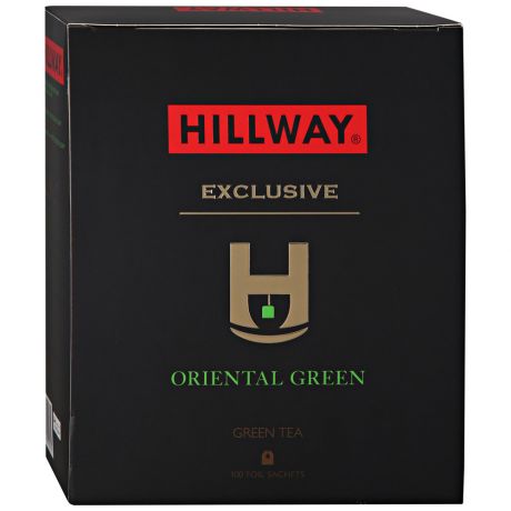 Чай Hillway Oriental Green зеленый 100 сашет по 2 г