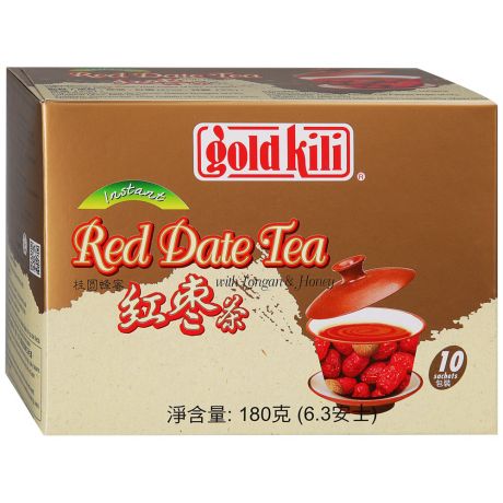 Напиток Gold Kili Унаби Красный финик чайный 10 пакетиков по 18 г