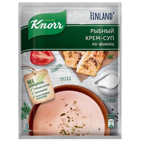 Крем-суп Knorr по-фински рыбный 49гр