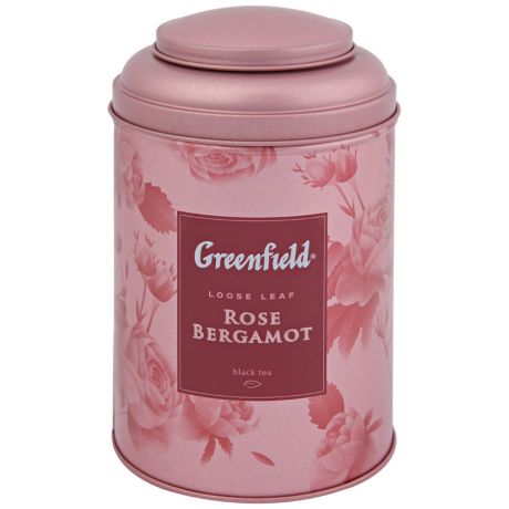 Чай Greenfield Rose Bergamot черный листовой с ароматом розы и бергамота 100 г