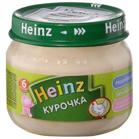 Пюре Heinz с курочкой без сахара с 6 месяцев 80 г