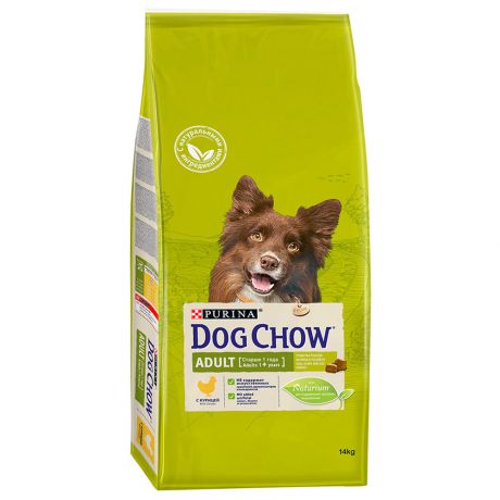 Корм сухой Dog Chow для взрослых собак с курицей 14кг