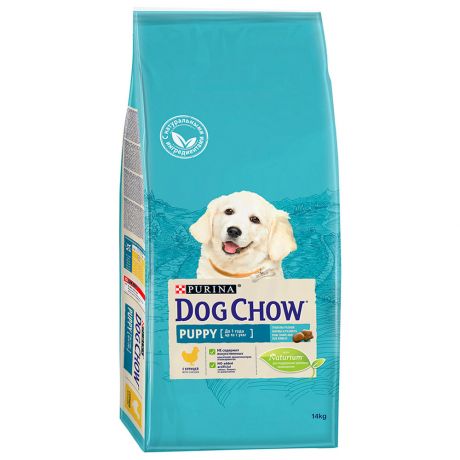 Корм сухой Dog Chow для щенков с курицей 14кг