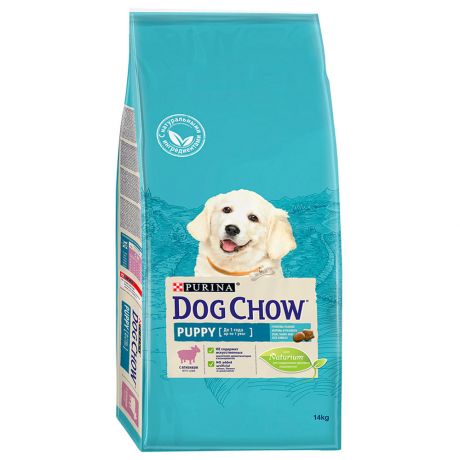 Корм сухой Dog Chow для щенков с ягненком 14кг