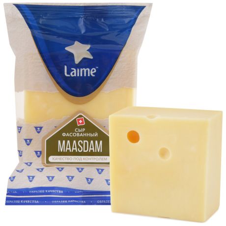 Сыр полутвердый Laime Маасдам 45% 270 г