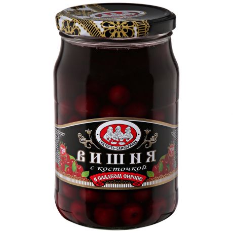 Вишня Скатерть-Самобранка в сладком сиропе 730 г