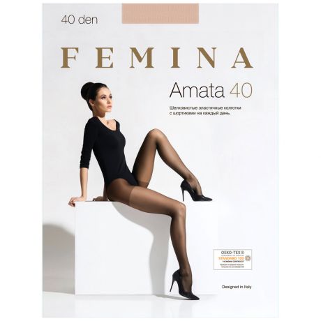 Колготки Femina Amata 40 den scala размер 3