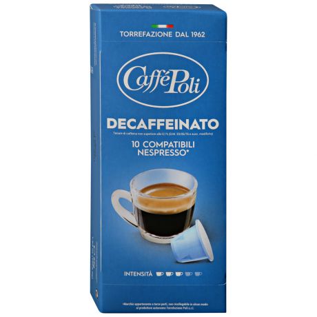 Капсулы Caffe Poli Dec 10 штук по 5.2 г