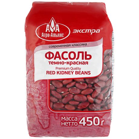 Фасоль Агро-Альянс Экстра Red Kidney 0,45кг