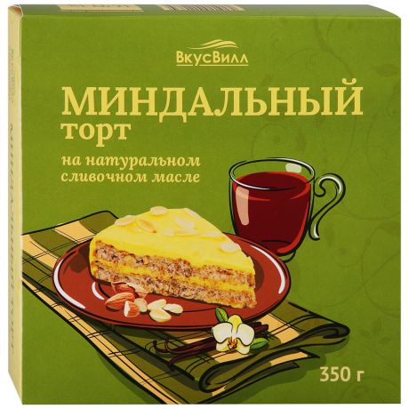 Торт ВкусВилл Миндальный замороженный 350 г
